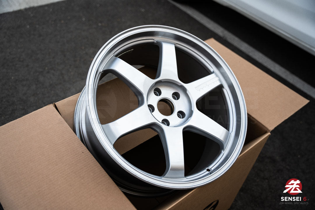 20" Volk TE37 Ultra M-Spec (Used Wheels) / 5x114.3 / 20x9.5 +28 / Diamond Silver