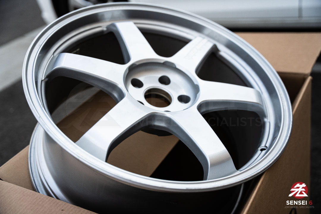 20" Volk TE37 Ultra M-Spec (Used Wheels) / 5x114.3 / 20x9.5 +28 / Diamond Silver