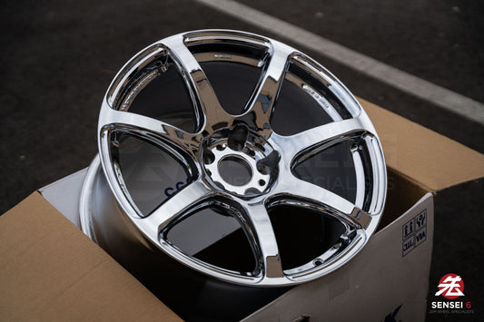 Work Emotion T7R 1P / 18x9.5 +38 / 5x114.3 / Chrome