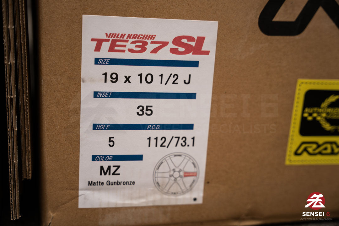 Volk TE37SL / 19x9.5 +22, 19x10.5 +35 / 5x112 / Matte GunBronze (MZ)
