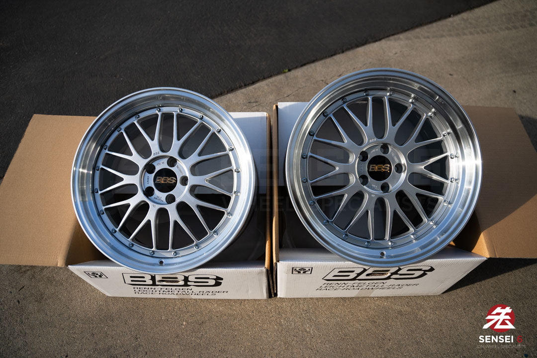BBS LM / 19x9.5 +23、19x11 +35 / 5x112 / ダイヤモンドシルバー
