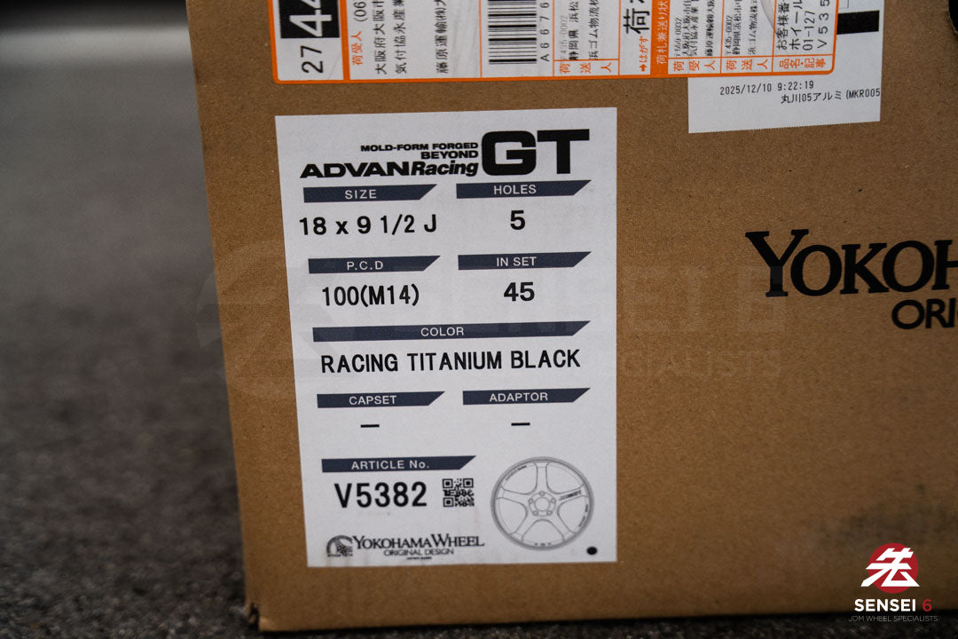 Advan GT Beyond / 18x9.5 +45 / 5x100 / Racing Titanium Black (TBK)
