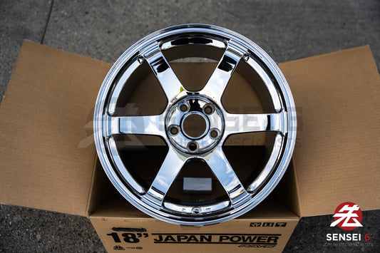 Volk TE37 サガ SL / 18x10.5 +15 / 5x114.3 / クローム