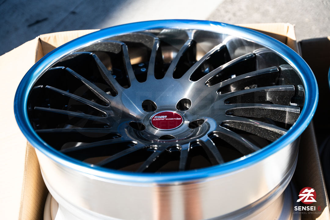 SSR Executor CV05 / 19x9.5 +25, 19x10.5 +18 / 5x114.3 / Galaxy Clear Black