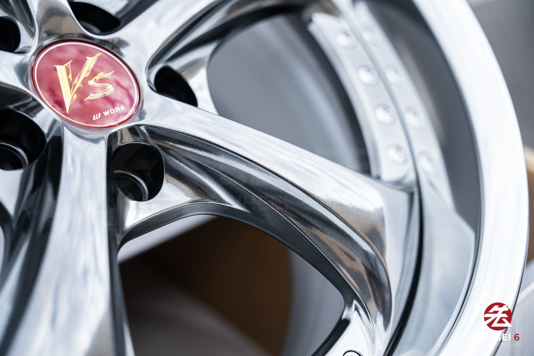 Trabajo VSKF# / 18x9.5 +14, 18x10.5 +15 / 5x114.3 / Gris claro plateado