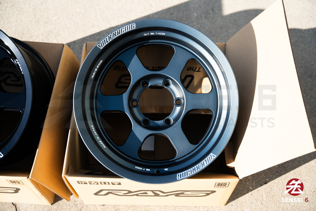 Volk TE37XT M-Spec / 17x8.5-10 / 6x139.7 / Azul mate metalizado