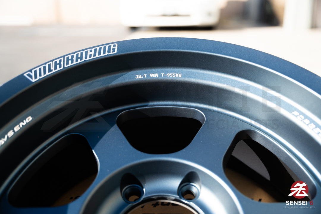 Volk TE37XT M-Spec / 17x8.5-10 / 6x139.7 / Azul mate metalizado
