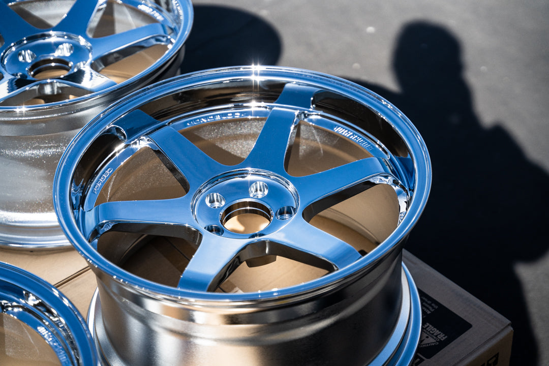 Volk TE37SL / 19x9.5 +22, 19x10.5 +35 / 5x112 / Chrome