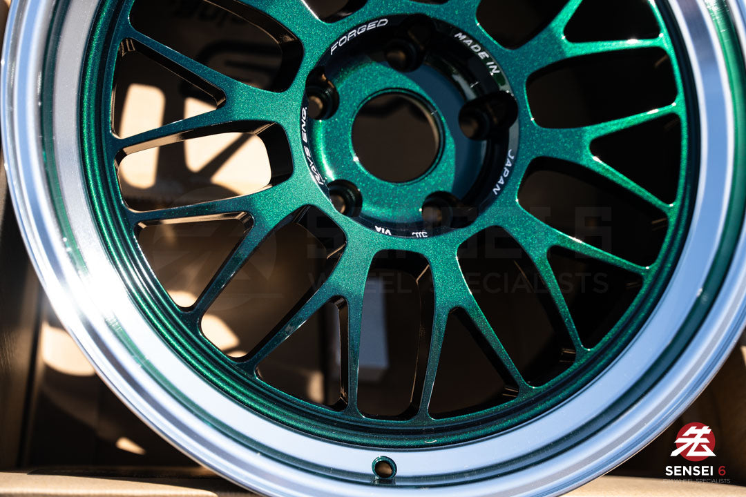 Volk 21A / 18x9.5 +22 / 5x120 / Racing Green Rim DC (IG)