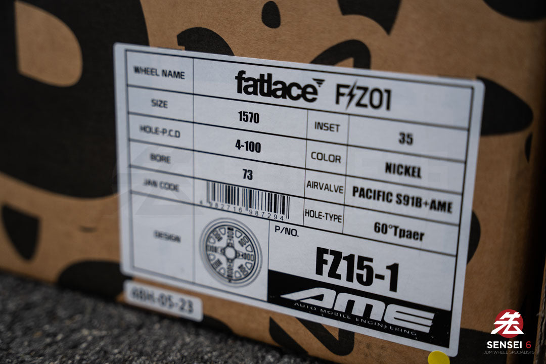 AME Fatlace FZ01 / 15x7 +35 / 4x100 / Nickel