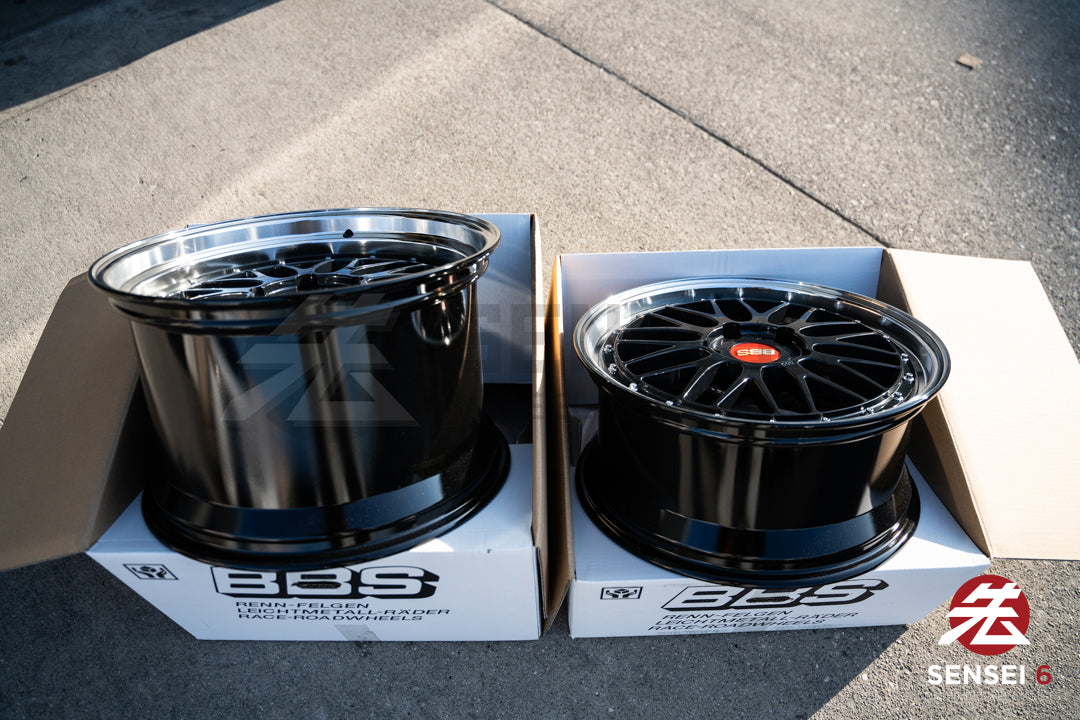 BBS LM / 19x8.5 +50, 19x12 +44 / 5x130 / Negro Azul