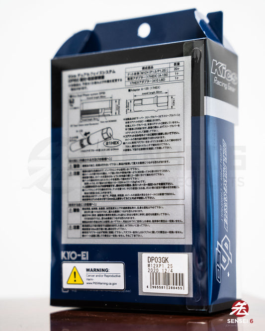 【売り切れ】レイズ デュラナット L37 ストレート ラグ&ロックセット (20個+4個) / M12x1.50 / ブラック