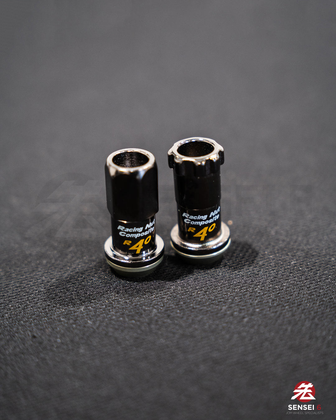 【売り切れ】レイズ デュラナット L37 ストレート ラグ&ロックセット (20個+4個) / M12x1.50 / ブラック