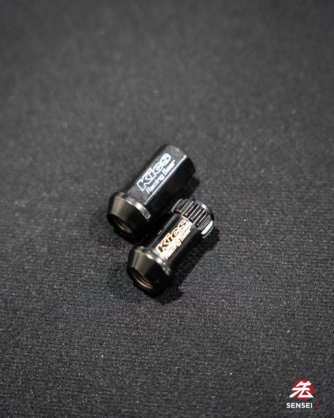 【売り切れ】レイズ デュラナット L37 ストレート ラグ&ロックセット (20個+4個) / M12x1.50 / ブラック