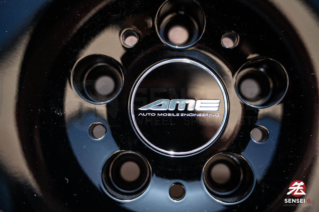 AME Shallen LX / 18x9 +18, 18x10 +18 / 5x114.3 / Black (BLK), Bronze Anodized Rim (G)