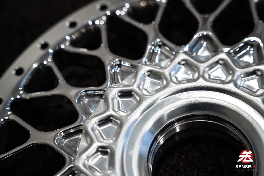 S6 Reproduction Waffle Cap Replacement fitted for BBS RS (V2)