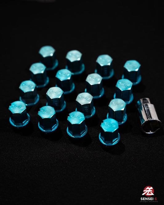 【在庫あり】レイズ デュラナット L37 ストレート ラグ&ロックセット (20個 + 4個) / M12x1.50 / ガンメタリック