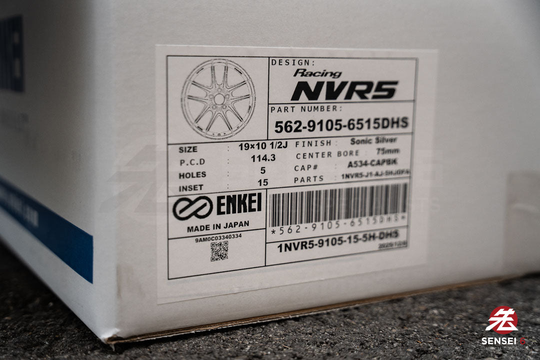 Enkei NVR5 / 19x10.5 +15 / 5x114.3 / Sonic Silver (SS)