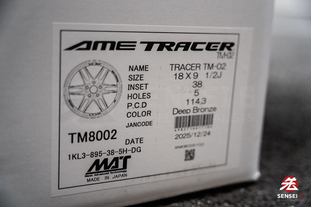 AME Tracer TM02 / 18x9.5 +38 / 5x114.3 / Deep Bronze (DBZ)