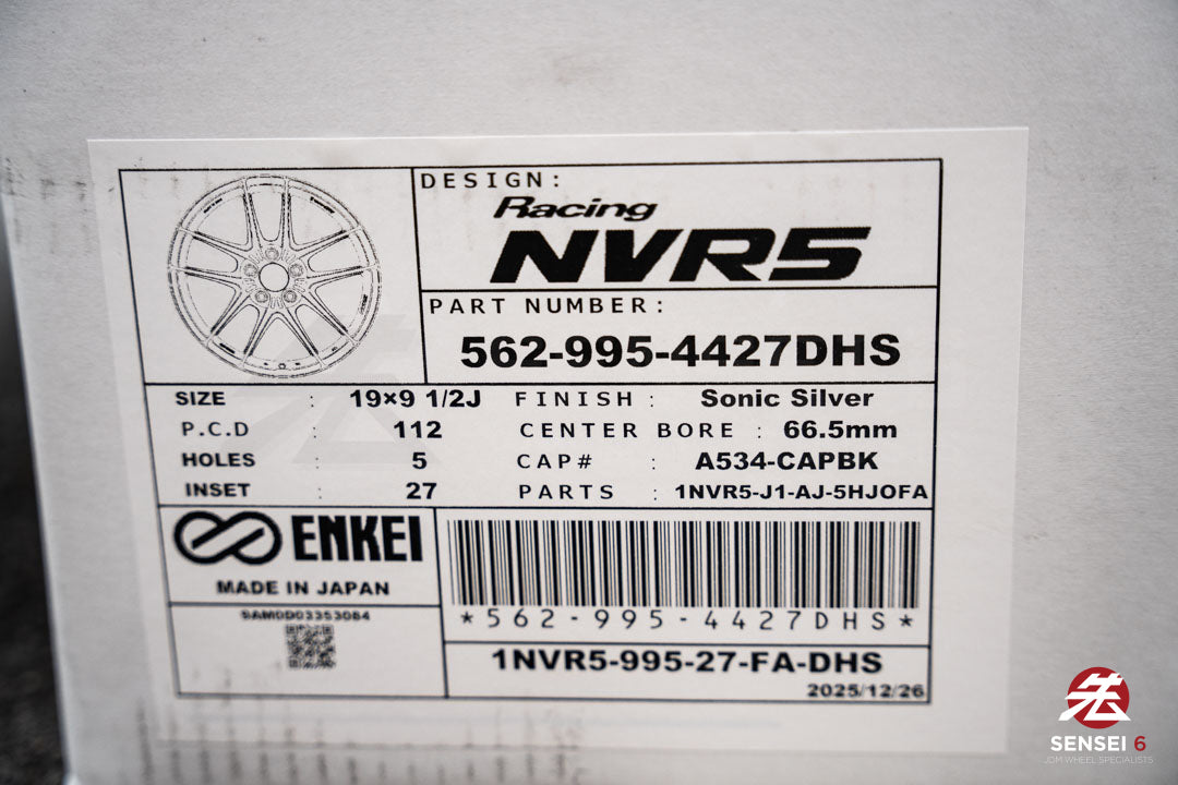 Enkei NVR5 / 19x9.5 +27, 19x10.5 +34 / 5x112 / Sonic Silver (SS)