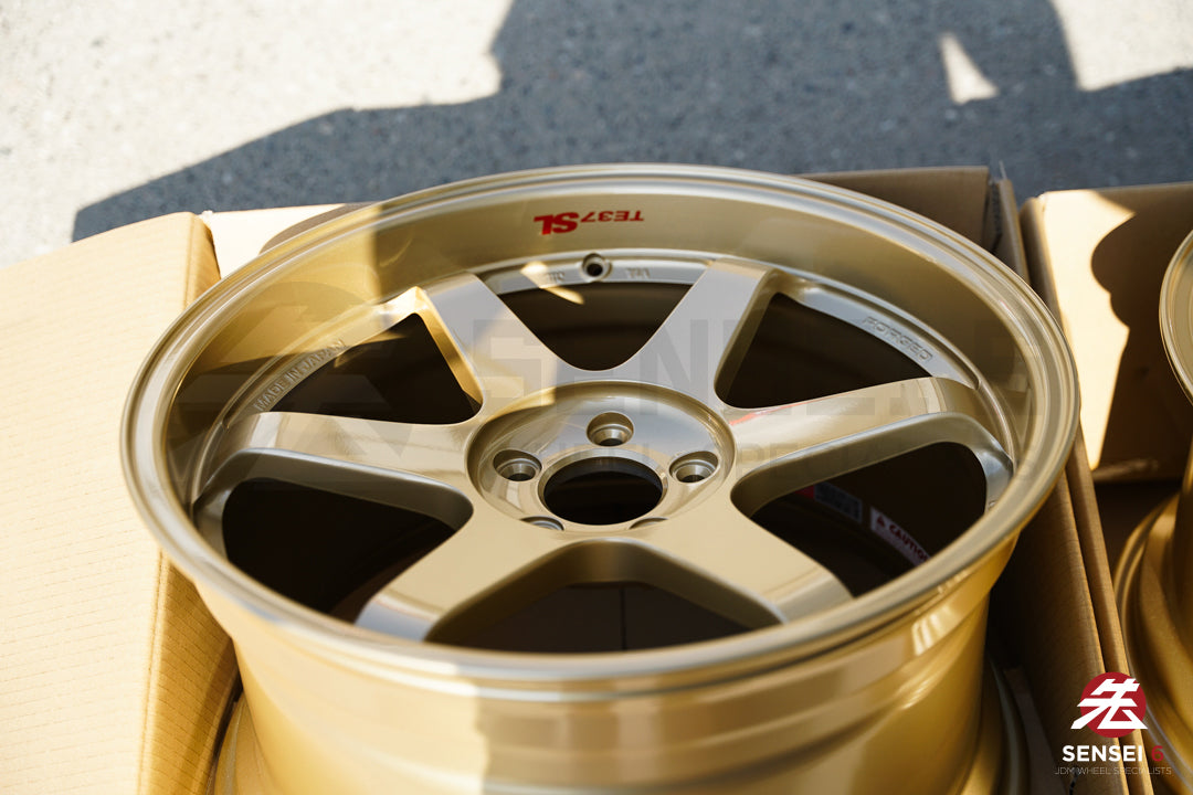 Volk TE37SL / 19x9.5 +22, 19x10.5 +35 / 5x112 / Gold (GO)