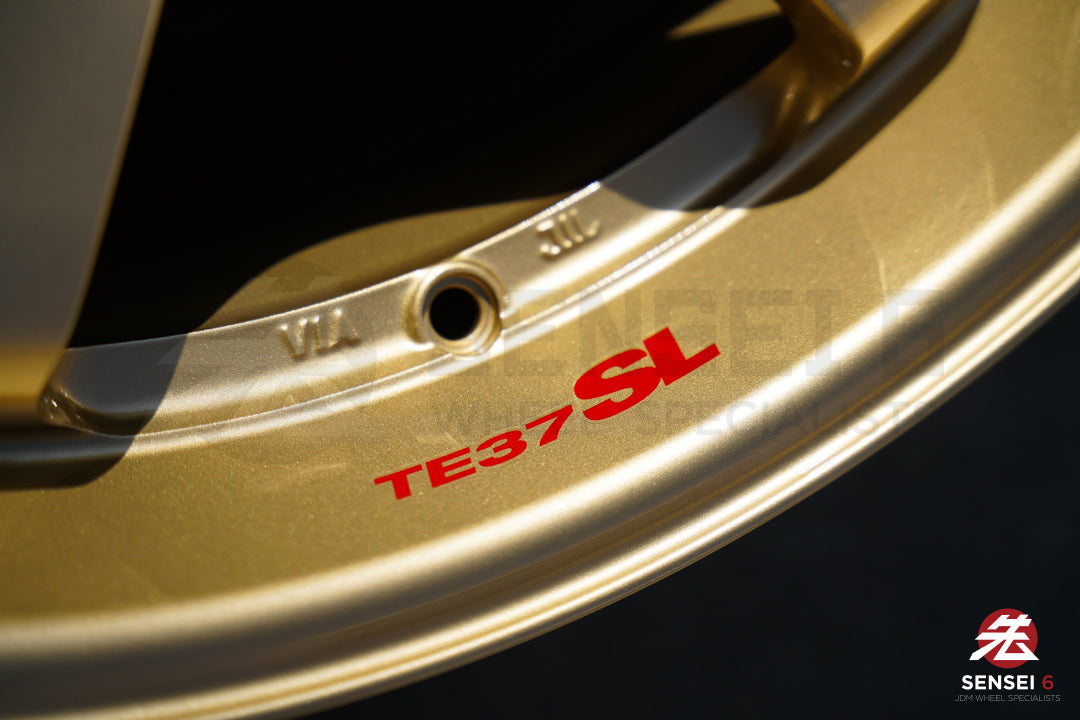 Volk TE37SL / 19x9.5 +22, 19x10.5 +35 / 5x112 / Gold (GO)
