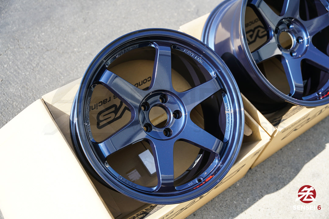 Volk TE37SL / 19x9.5 +22, 19x10.5 +35 / 5x112 / Mag Blue (BL)