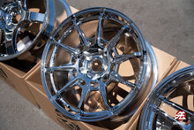 Load image into Gallery viewer, AME Galerna Refino / 18x9.5 +22 / 5x114.3 / Chrome