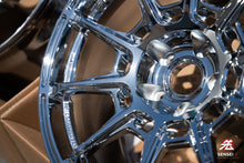 Load image into Gallery viewer, AME Galerna Refino / 18x9.5 +22 / 5x114.3 / Chrome