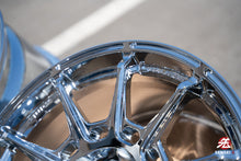 Load image into Gallery viewer, AME Galerna Refino / 18x9.5 +22 / 5x114.3 / Chrome