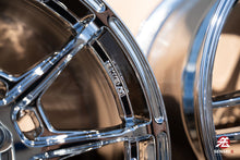 Load image into Gallery viewer, AME Galerna Refino / 18x9.5 +22 / 5x114.3 / Chrome