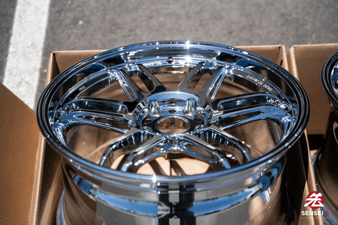 AME Tracer TM02 / 18x9.5 +38 / 5x114.3 / Chrome