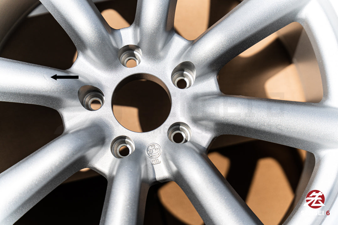 Ruedas RS Watanabe F8 de 19" (usadas) / 19x9,5 +30, 19x10,5 +25 / 5x114,3 / Plateado metalizado