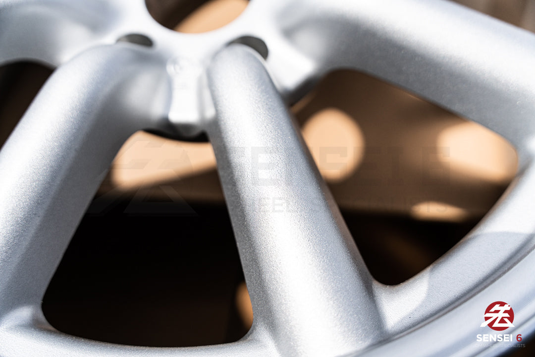Ruedas RS Watanabe F8 de 19" (usadas) / 19x9,5 +30, 19x10,5 +25 / 5x114,3 / Plateado metalizado