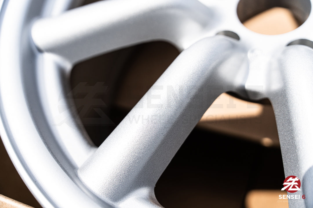 Ruedas RS Watanabe F8 de 19" (usadas) / 19x9,5 +30, 19x10,5 +25 / 5x114,3 / Plateado metalizado