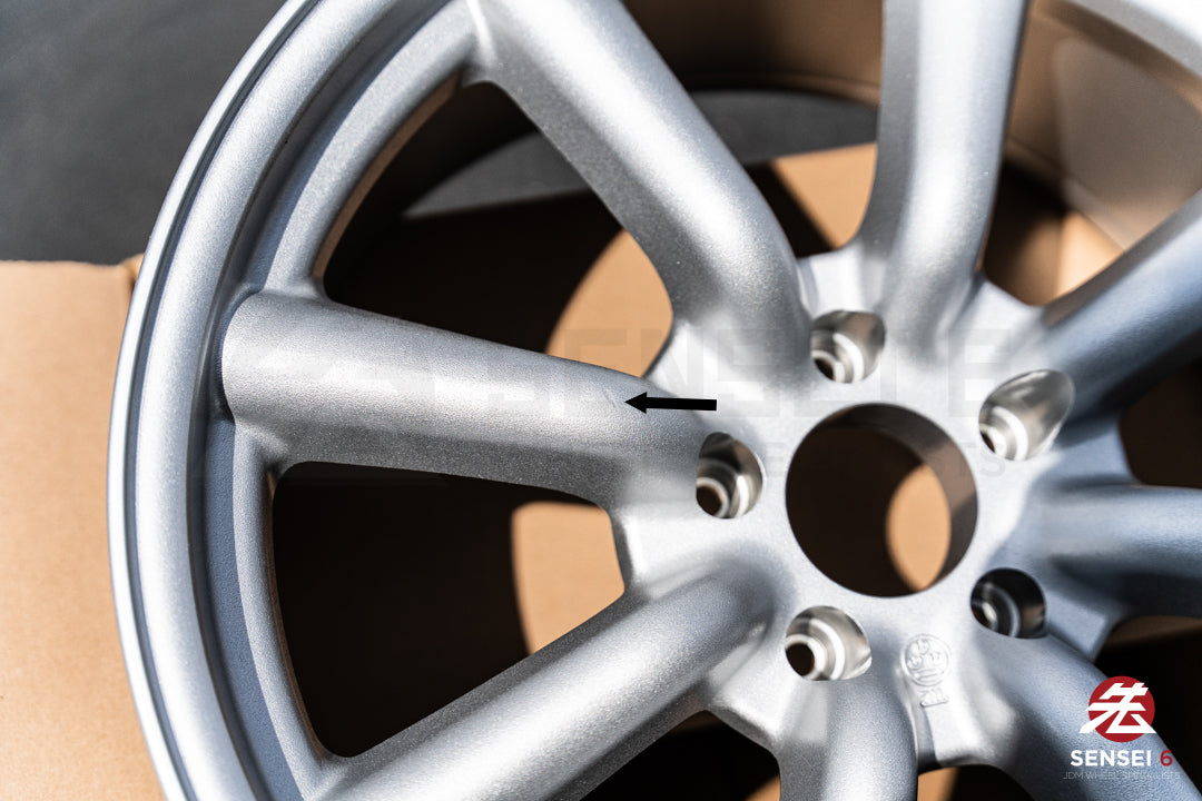 Ruedas RS Watanabe F8 de 19" (usadas) / 19x9,5 +30, 19x10,5 +25 / 5x114,3 / Plateado metalizado