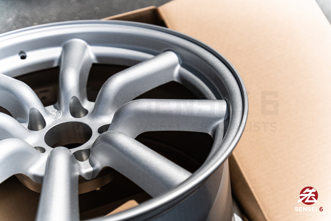 Ruedas RS Watanabe F8 de 19" (usadas) / 19x9,5 +30, 19x10,5 +25 / 5x114,3 / Plateado metalizado
