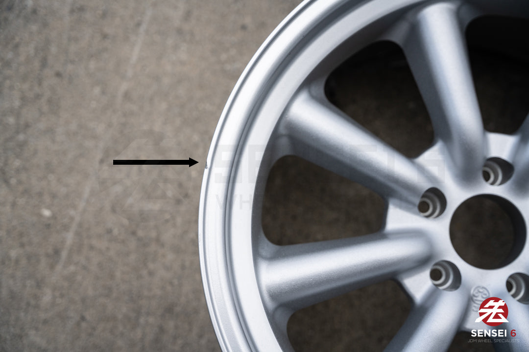 Ruedas RS Watanabe F8 de 19" (usadas) / 19x9,5 +30, 19x10,5 +25 / 5x114,3 / Plateado metalizado