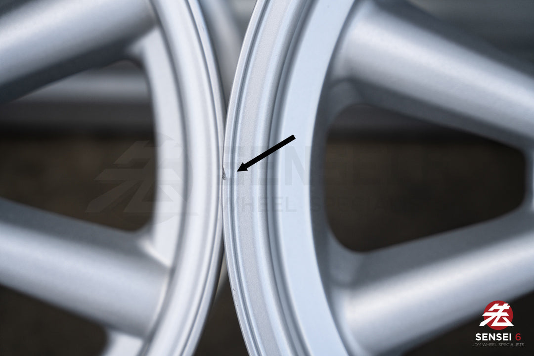 Ruedas RS Watanabe F8 de 19" (usadas) / 19x9,5 +30, 19x10,5 +25 / 5x114,3 / Plateado metalizado