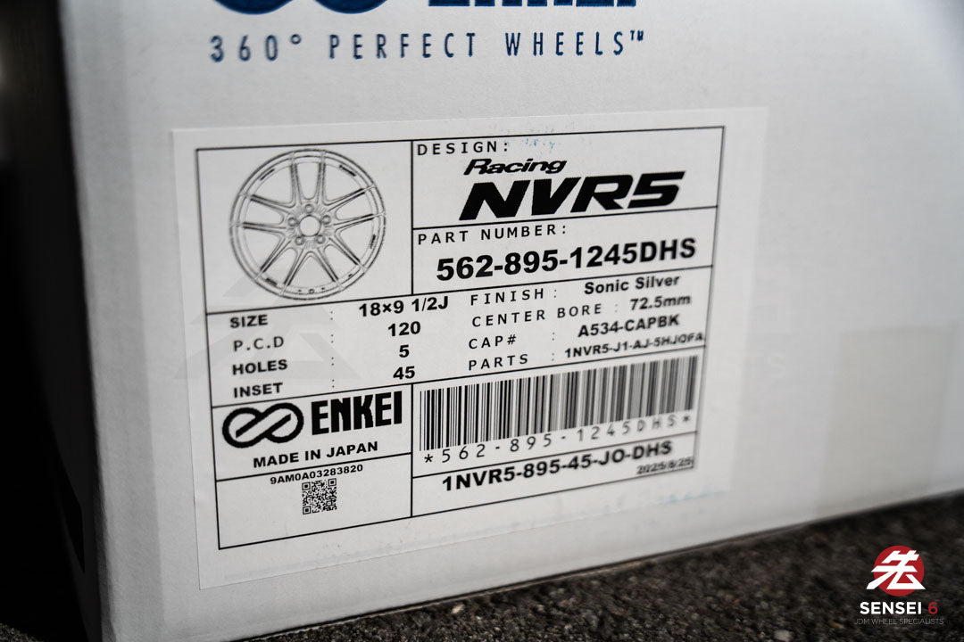 Enkei NVR5 / 18x9.5 +45 / 5x120 / Sonic Silver (SS)