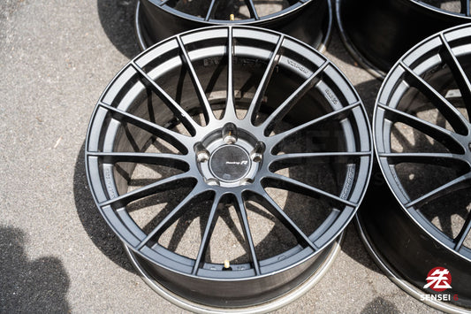 19" Enkei RS05RR (Used Wheels) / 5x114.3 / 19x10.5 +15 / Matte Gunmetal