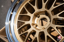 Load image into Gallery viewer, Volk 21A / 18x10.5 +22 / 5x120 / Gold Rim DC (GO)