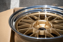 Load image into Gallery viewer, Volk 21A / 18x10.5 +22 / 5x120 / Gold Rim DC (GO)