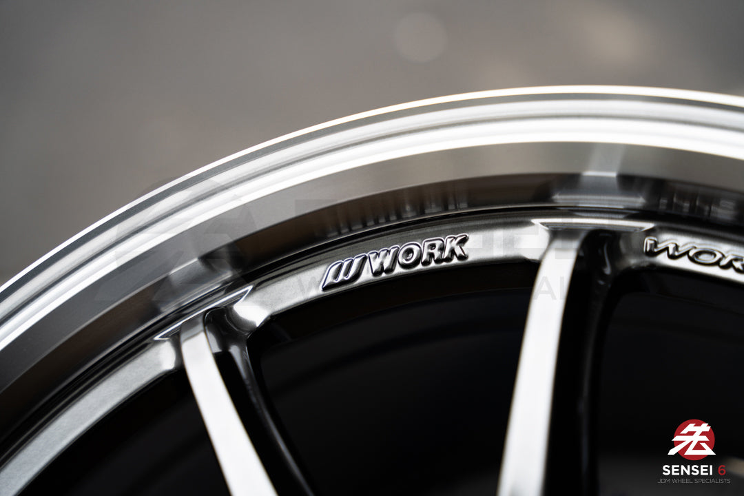 Work Emotion ZR10 1P / 18x9.5 +22 / 5x114.3 / Llanta Glim Black con corte de diamante (GTKRC)