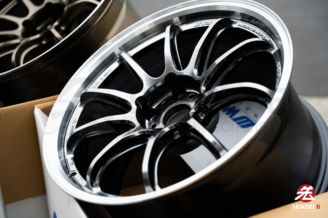 Work Emotion ZR10 1P / 18x9.5 +22 / 5x114.3 / Llanta Glim Black con corte de diamante (GTKRC)