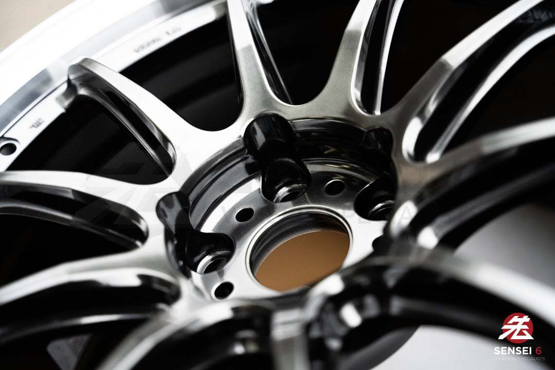 Work Emotion ZR10 1P / 18x9.5 +22 / 5x114.3 / Llanta Glim Black con corte de diamante (GTKRC)