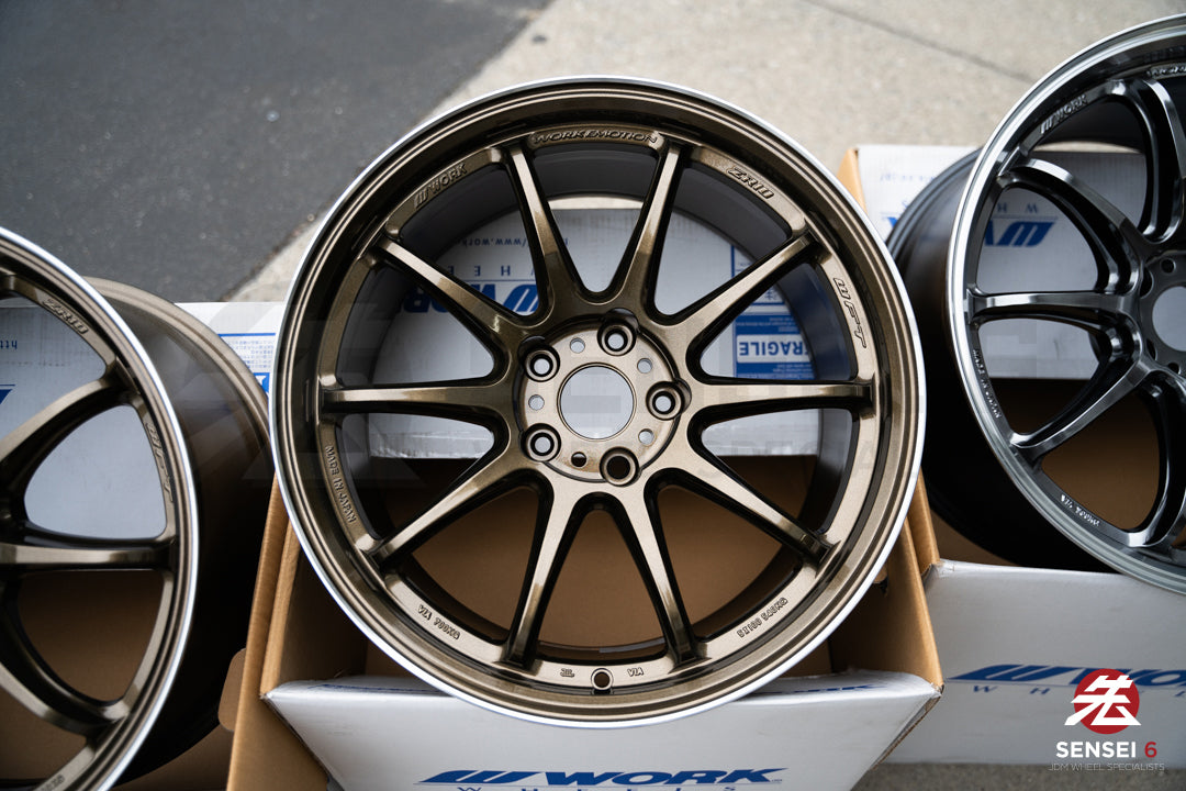 Work Emotion ZR10 1P / 18x9.5 +22 / 5x114.3 / Titanium Diamond Lip Cut (HGLC)