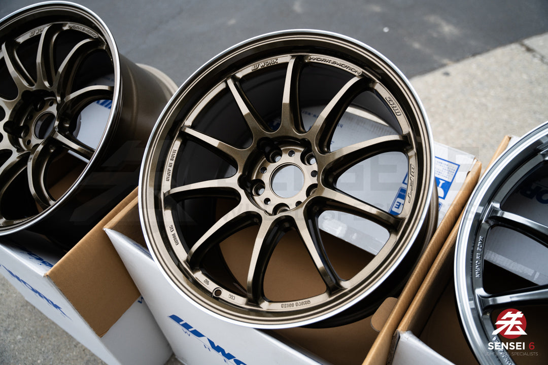 Work Emotion ZR10 1P / 18x9.5 +22 / 5x114.3 / Titanium Diamond Lip Cut (HGLC)