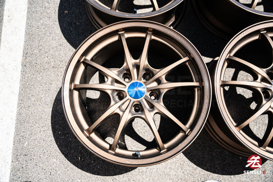 17" Mugen MF10 (Used Wheels) / 5x114.3 / 17x8.5 +40 / Bronze