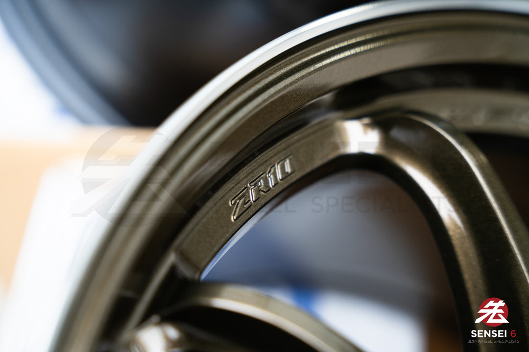 Work Emotion ZR10 1P / 18x9.5 +22 / 5x114.3 / Titanium Diamond Lip Cut (HGLC)